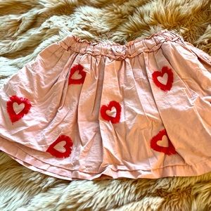 Mini Boden Valentine Heart Skirt